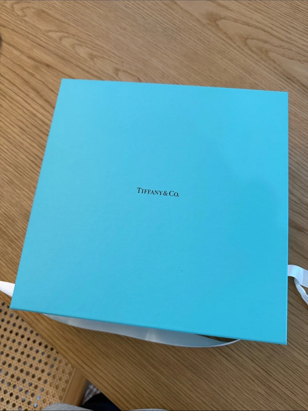 Tiffany & Co. Four-Piece Blue Gradient Coffee Cup Set